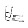 Mojiate Made 3 Step Ladder 316 Stainless Steel Telescoping Capacity