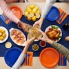 Uiifan 144 Pcs Plastic Plates for Party Set 9" Dinner
