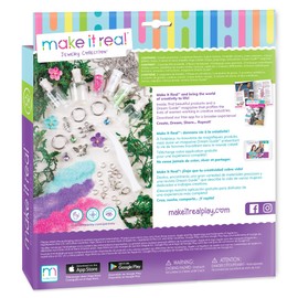 Make It Real – DIY Terrarium Jewelry. Terrarium Bottle Pendant Making Kit for Girls. Arts and Crafts Kit to Design and Create Beautiful Terrarium Pendants with Flowers, Gems, and Charms