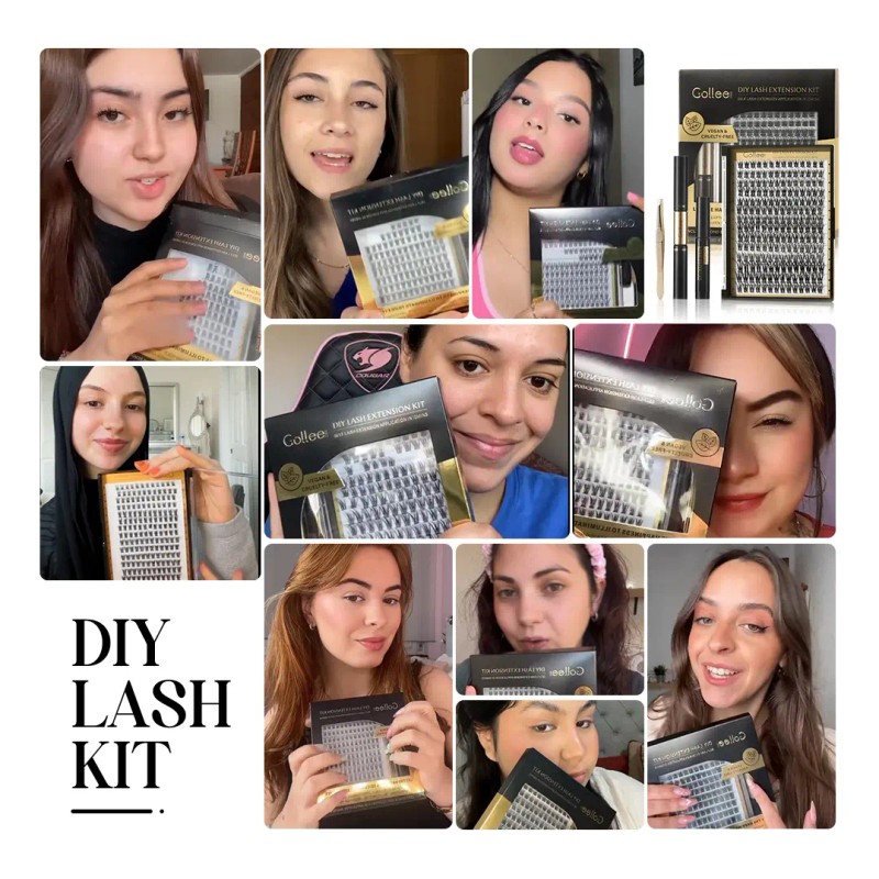 Pestañas Diy Golle Para Colocar En Casa Lash Extension Kit