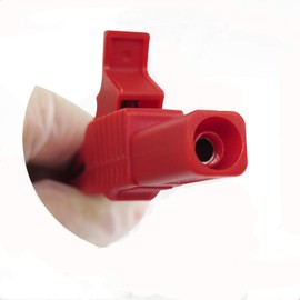 Aofan Insulative Full Protective Crocodile Clips 4mm 32A 1500V Test Lead Alligator Clip for Multimetersand Clampmeters Test (5 colors) 5Pcs