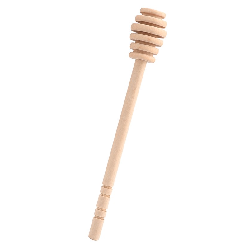 50Pcs/set Household Wooden Jam Honey Dipper Jar Dispensing Collecting Stirring