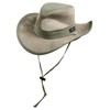 Mesh Crown Safari Men's Sun Hat, 3" Brim, Adjustable Chin
