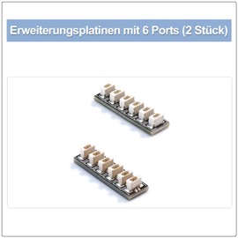 BrickBling 6 Port Expansion Board for DIY MOC Lighting (Pack of 2)