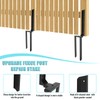 1 Pcs Fence Post Repair Kit, Heavy Duty Fence Post