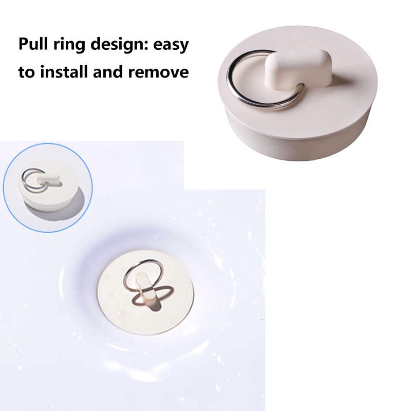 GWAWG Drain Stoppers 5PCS Rubber Plugs Bathtub Plugs Various sizes