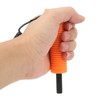 Ice Fishing Safety Pick Stainless Steel Orange Retractable Ice Awls