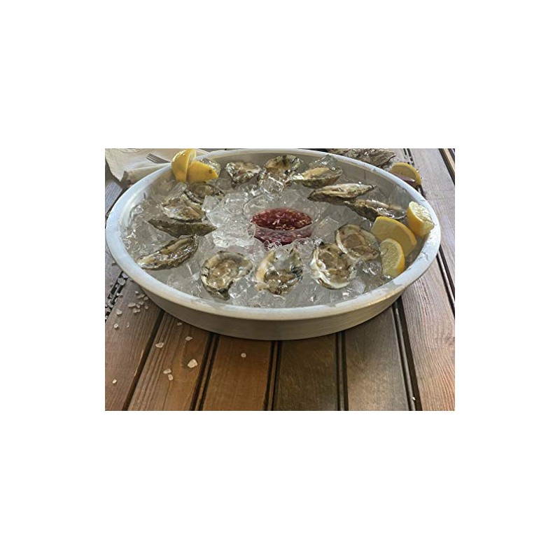 Bayou Classic 500-588 14-in Silver Seafood Serving Trays 4-pc Set