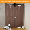 2 Metal Bifold Door Locks Adjustable Double Door Lock Kit