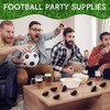 4Pcs Mini Foam Footballs Brown Football Stress Ball Squishy Football