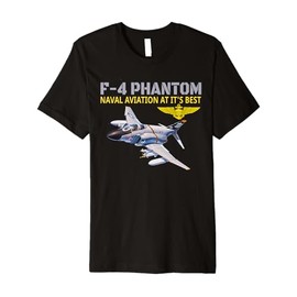 The F-4 Phantom in action.Naval aviation at its best. Premium T-Shirt