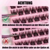 40D 8-16 mm Eyelash Extensions Set, 110 Pieces Natural D-Curl,