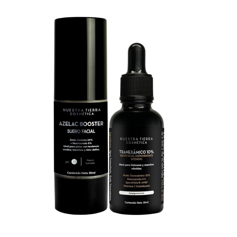 Nuestra Tierra Cosmética Kit Facial Azelac Booster 10% + Tranexámico