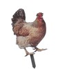 Doact Pack of 2 Chicken Garden Stakes, Handmade Chicken Lawn