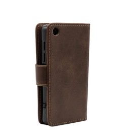 SAMVIX iPlatinum Leather Case for Music Q6 (Brown)