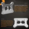 HQPASFY Carburetor Adapter Plate with Throttle Linkage Compatible with Jeep