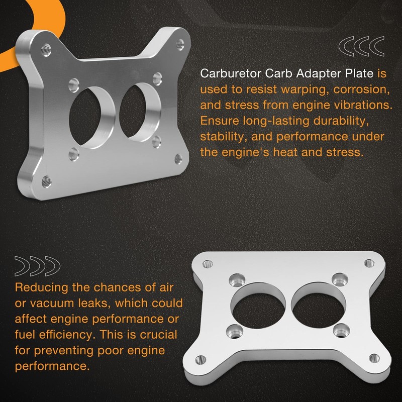 HQPASFY Carburetor Adapter Plate with Throttle Linkage Compatible with Jeep