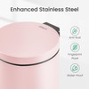 Cesun 1.2 Gallons Small Pink Trash Can, Bathroom Garbage Can