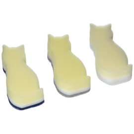CARAful Antimicrobial Soft Kitchen Sponge Cat Set of 3
