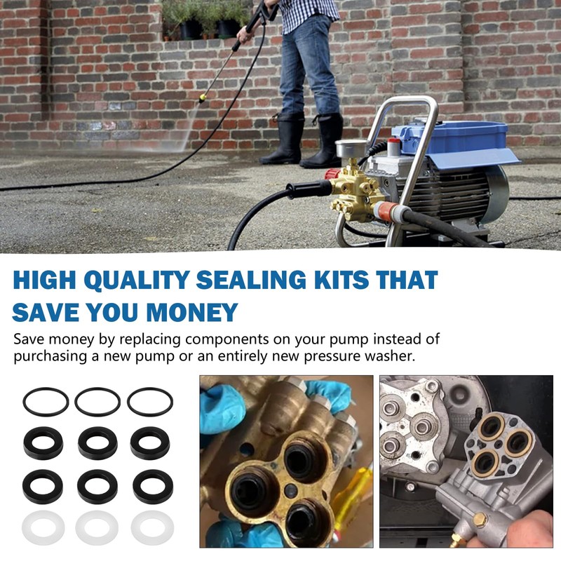 7106627 Pressure Washer Pumps Water Seal Kit Replacement for Simpson