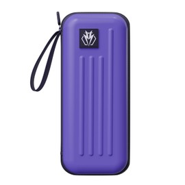 Lavishio Steel or Soft Tip Dart Case - Holds 3 Darts and Other Accessories - Built in Storage Tube and Case for Darts, Tips, Shafts etc, Purple, Dart case