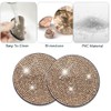 Bling Car Cup Holder Coasters, 2Pack Rhinstone Crystal Car Coaster