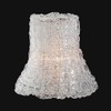B&P Lamp® Clear Mini Bell Shade, 3"(T) X 4.5"(B) X