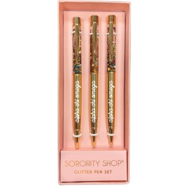 Alpha Chi Omega Sorority Glitter Pen Set