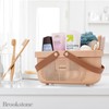Brookstone BKH1634, Large Portable Shower Caddy with Soft Silicone Carrying