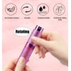 Rotating Empty Perfume Spray Bottle (BlackGoldBlue)