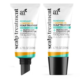 Artnaturals Tratamiento Para El Cuero Cabelludo Con Romero Y Aceite De Ricino Fórmula Suave Para Cuero Cabelludo Sensible, Reduce La Descamación Y