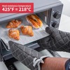 Oven Mitts Flame Retardant Mitts Heat Resistant to 425 °F