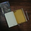 GallaRato Leather Journal Embossed Notebook, Notebook With Pen A5 Travel
