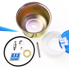 Walbro GENUINE WALBRO Carburetor Kit & Float fits 150040829 FS269V FR691V mower LMF A49