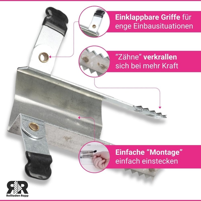 Clamp Protection for Shutters Protection against Burglary - Set of