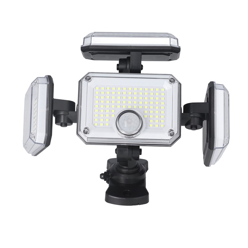 4 Head Solar Sensor Light 7700K 8W IP65 3 Gear