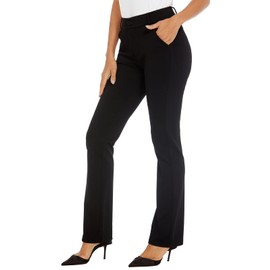 iChosy Women's Ease into Comfort Barely Bootcut Stretch Dress Pants Black29 14