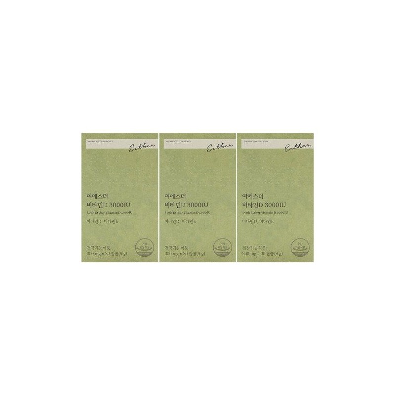 Esther Formula Yeo Esther Vitamin D 3000IU 300mg x 30
