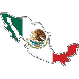 WickedGoodz Mexico Flag Magnet - Mexican Country Magnetic Car Decal