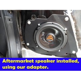 Front Door Speaker Adapter Spacer Rings -Fits 1989-1994 Nissan 240SX SAK004_55-1 Pair