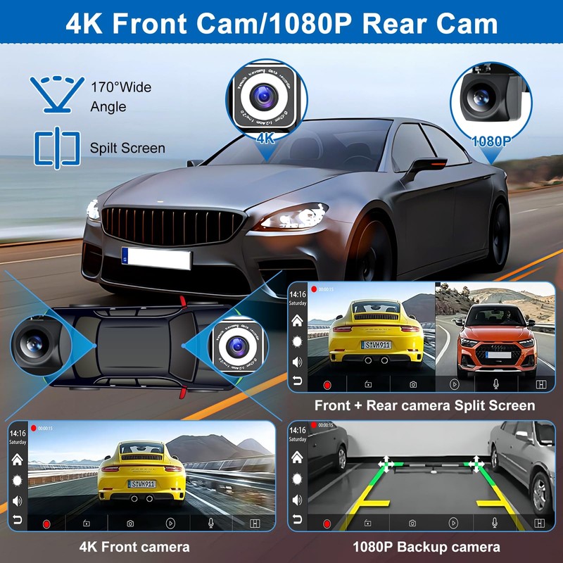 Carplay Screen for Car,10.26" HD IPS Wireless Portable car Stereo
