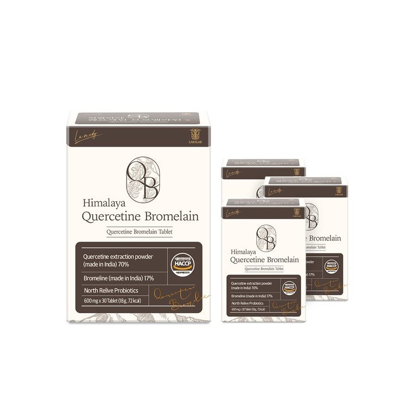 Lap on Lap 랩온랩 히말라야 퀘르세틴 브로멜라인 30정 Lap on