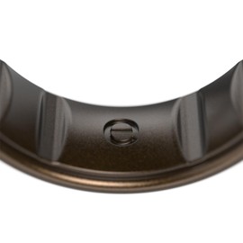 Enso Rings Elements Luxe Classic Silicone Ring - Comfortable and Flexible Design - 6.6mm Wide, 1.75mm Thick - Meteorite - Size 11