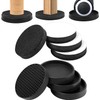 Φ 89 mm Round Furniture Pads - 4Pcs Felt Furniture
