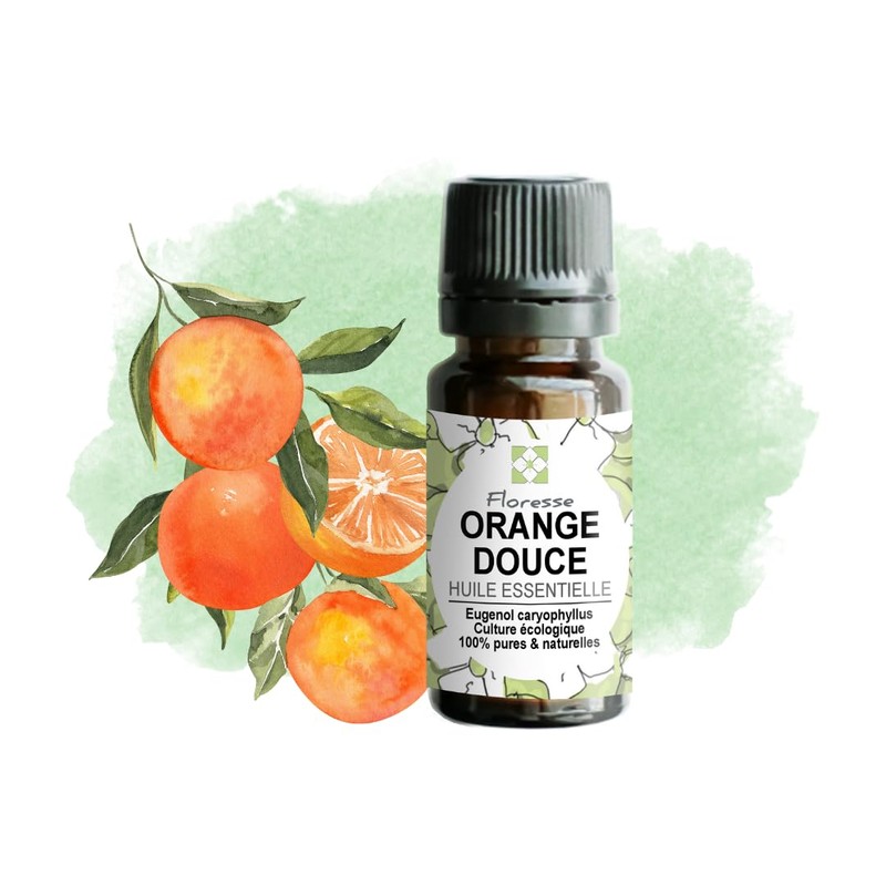 Floresse Orange Essential Oil 30ml 100% Pure Natural