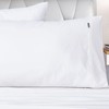 Set of 2 Luxton 100% 1000TC Cotton Pillowcases Standard Size