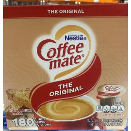 Coffee-mate Liquid Coffee Creamer, Original, 180 Mini Cups Nestle 3/8 Fl oz