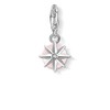 Thomas Sabo 925 Sterling Silver Birthstone Charm, Silver, Pink, White,