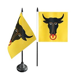 Table/Desk Flag Switzerland Canton Uri – 12 x 12 cm