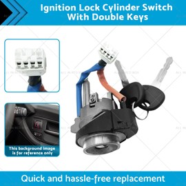 MAX COOL Ignition Lock Cylinder Switch W/Double Keys Suitable for Hyundai Elantra 2017-2020